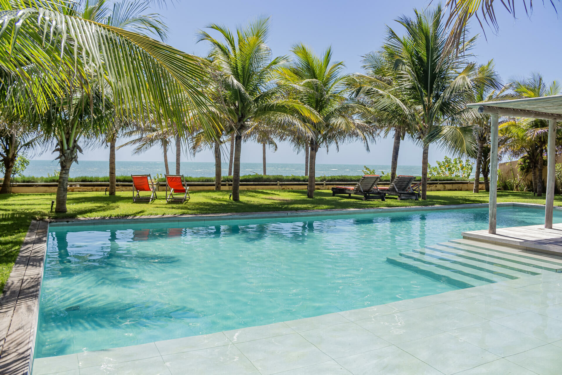 Imagem de Casa frente ao mar, pé na areia, ampla e com uma vista magnífica no Pontal do Maceió